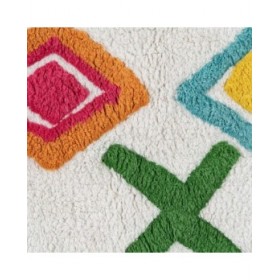 Tappeto per Bambini 100 % cotone 135 x 100 cm 135 x 100 x 1 cm