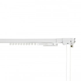 Binario per tende Stor Planet Cintacor Estensibile Rinforzato Bianco 120-210 cm