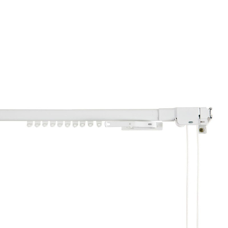 Binario per tende Stor Planet Cintacor Estensibile Rinforzato Bianco 120-210 cm