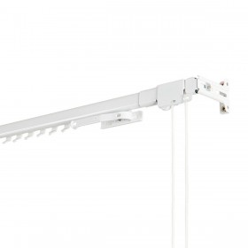 Binario per tende Stor Planet Cintacor Estensibile Rinforzato Bianco 120-210 cm