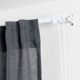 Binario per tende Stor Planet Cintacor Estensibile Rinforzato Bianco 120-210 cm