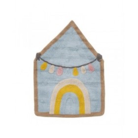 Tappeto per Bambini 100 % cotone 100 x 74 cm 100 x 74 x 1 cm