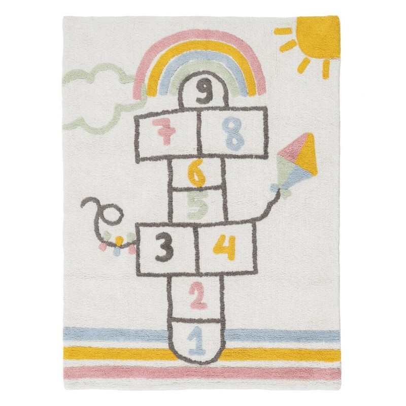 Tappeto per Bambini 100 % cotone 135 x 100 cm 135 x 100 x 1 cm
