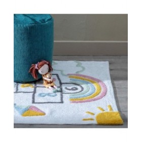 Tappeto per Bambini 100 % cotone 135 x 100 cm 135 x 100 x 1 cm