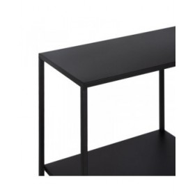 Scaffale 65 x 25 x 110 cm Nero Metallo
