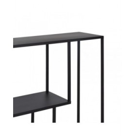 Scaffale 65 x 25 x 110 cm Nero Metallo