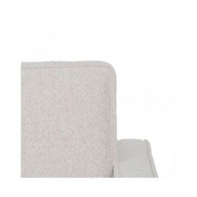 Divano 163 x 87 x 90 cm Tessuto Sintetico Beige Metallo