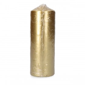 Candela Dorato Argentato Ø 7 x 20 cm 1 Unità