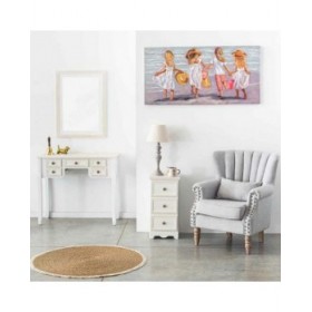 Specchio da parete Alexandra House Living Legno MDF 2 x 80 x 60 cm