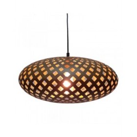 Lampadario 44 x 44 x 20 cm Dorato Metallo Crema