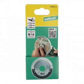 Dado di fissaggio rapido per smerigliatrice angolare Wolfcraft 2463000 Ø 45 mm M14