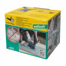 Supporto guida per aspirazione polvere e guida per smerigliatrice angolare Wolfcraft 5017000