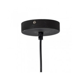 Lampadario Nero Alluminio 220-240 V 82 x 36 x 35 cm