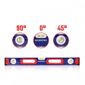 Livello di Schiuma Workpro Alluminio 60 cm Magnetico