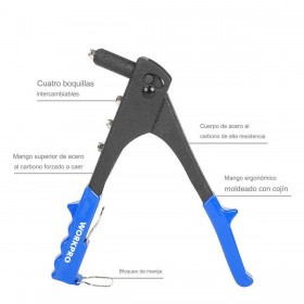 Rivettatrice Workpro 10" 25 cm
