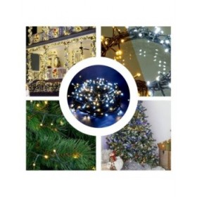 Ghirlanda di Luci LED 50 m Bianco 6 W Natale