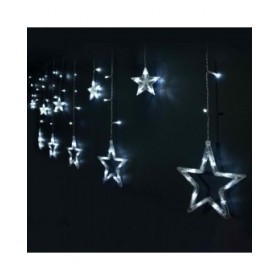 Tenda Luminosa LED Bianco Stelle