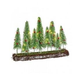 Decorazione Natalizia Marrone Verde Plastica 46 x 10 x 36 cm