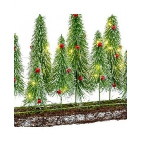 Decorazione Natalizia Marrone Verde Plastica 46 x 10 x 36 cm
