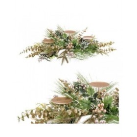 Portacandele Multicolore Champagne Metallo Plastica 77 cm