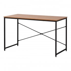 Scrivania EDM 75195 Nero Legno Metallo 120 x 60 x 74 cm