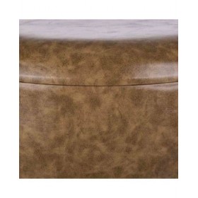Sgabello Alexandra House Living Grigio Poliuretano Legno MDF 40 x 42 x 40 cm