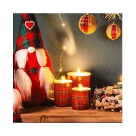 Quadro Natale Multicolore Legno Tela 60 x 1,8 x 40 cm