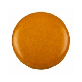 Sgabello Alexandra House Living Giallo Poliuretano Legno MDF 40 x 29 x 40 cm