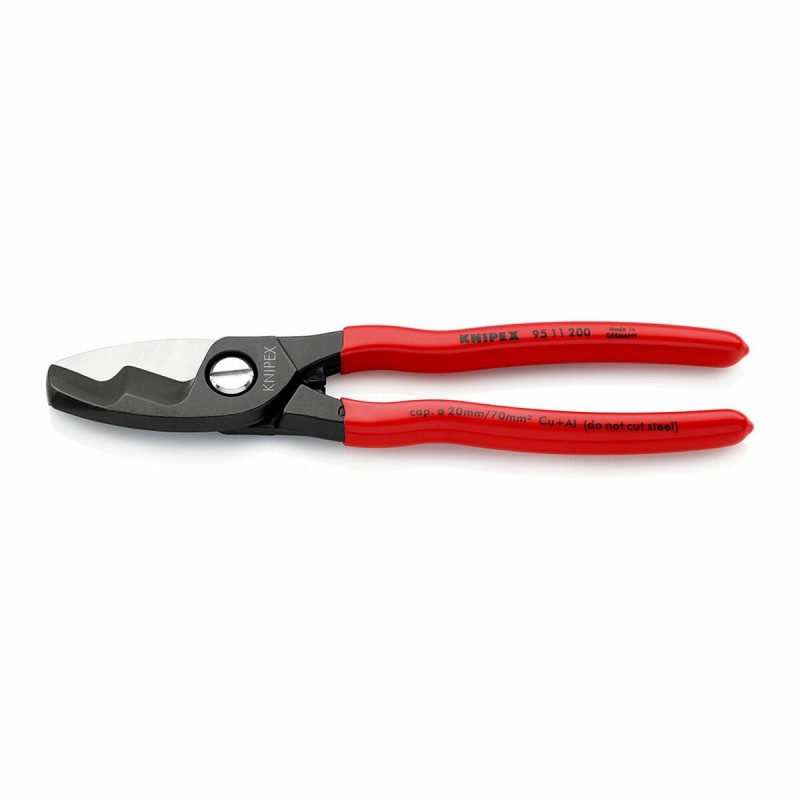 Forbici da Elettricista Knipex 9511200 Acciaio Plastica Tagliacavi
