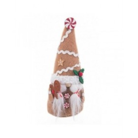 Decorazione Natalizia Beige Multicolore Sabbia Tessuto Bambina 8 x 6 x 19,5 cm