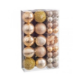 Palle di Natale Dorato (50 Unità)