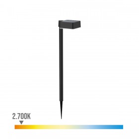 Picchetto solare da giardino Philips Vynce 1,5 W 10,5 x 13,5 x 54 cm Nero Plastica Quadrato (2700 K) (Bianco Caldo) (1 Unità)