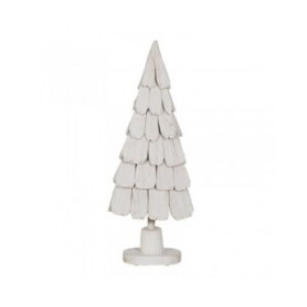 Albero di Natale Bianco Legno di paulownia Albero 38 x 20 x 100 cm