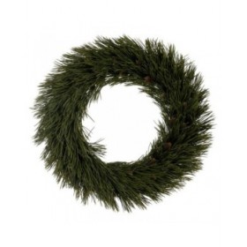 Ghirlanda di Natale Verde PVC 42 x 42 cm