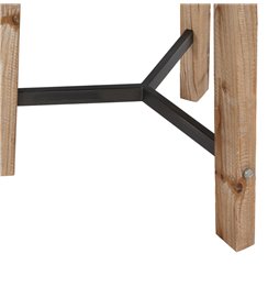 Lampada da tavolo Caison Marrone Nero Legno Metallo 40 W 220-240 V Ø 18 x 24,5 cm