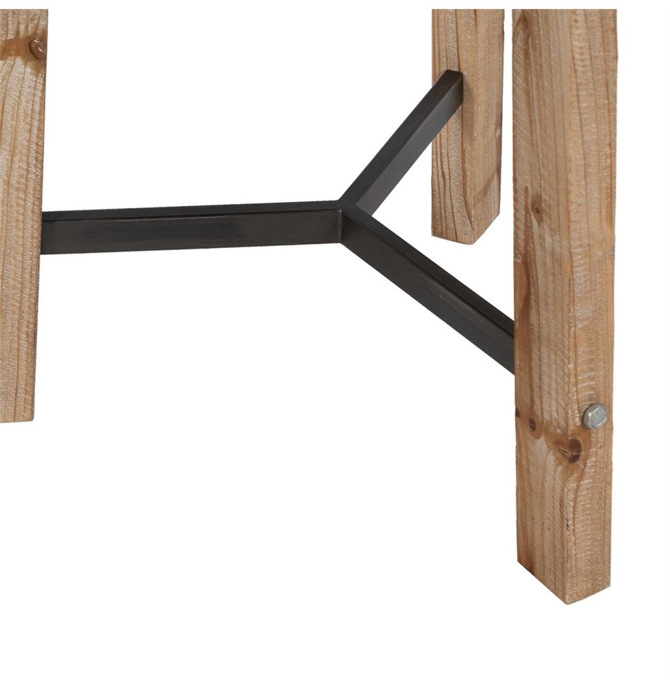 Lampada da tavolo Caison Marrone Nero Legno Metallo 40 W 220-240 V Ø 18 x 24,5 cm
