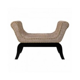Panca Alexandra House Living Crema Poliuretano Legno MDF 40 x 65 x 90 cm