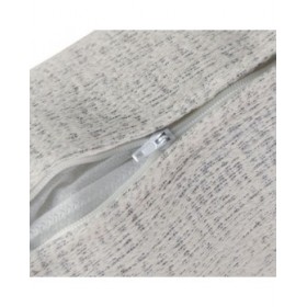 Cuscino Poliestere Cotone Grigio 45 x 45 cm