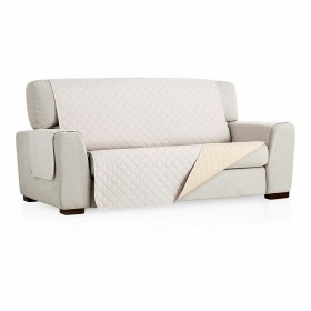 Copridivano Belmarti Avorio 160 cm 3 posti Reversibile