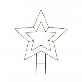 Decorazione luminosa Lumineo Metallo 220 V 58 x 55 cm Paletto Stella