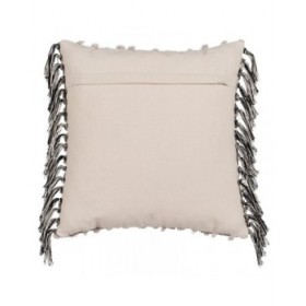 Cuscino Cotone Nero Beige 45 x 45 cm