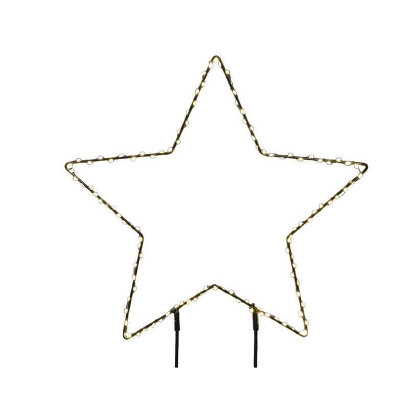 Decorazione luminosa Lumineo PVC Stella di Natale 38 cm Paletto MicroLED