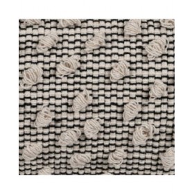 Cuscino Cotone Nero Beige 30 x 60 cm