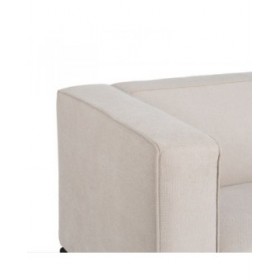 Divano Nero Crema Nylon Poliestere 177 x 86 x 77,5 cm