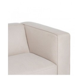 Divano Nero Crema Nylon Poliestere 177 x 86 x 77,5 cm