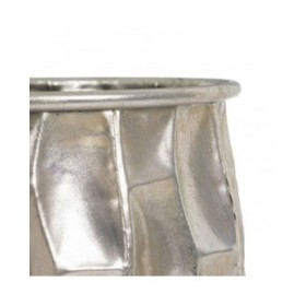 Vaso Argentato Ferro 30 x 30 x 44,5 cm