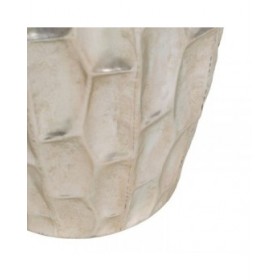 Vaso Argentato Ferro 30 x 30 x 44,5 cm