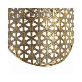 Lampadario Dorato Argentato Ferro 220-240 V 24 x 24 x 31,5 cm