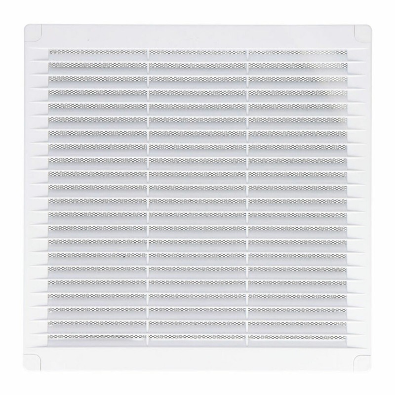 Griglia di ventilazione EDM 87704 Bianco 20 x 20 x 0,7 cm Zanzariera
