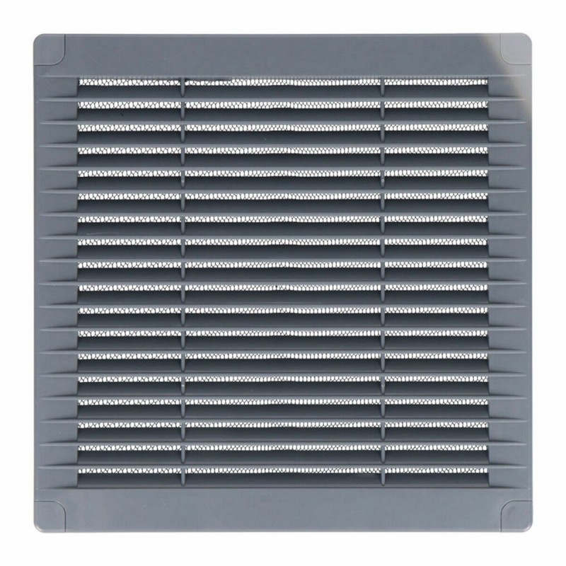 Griglia di ventilazione EDM 87705 Grigio 20 x 20 x 0,7 cm Zanzariera